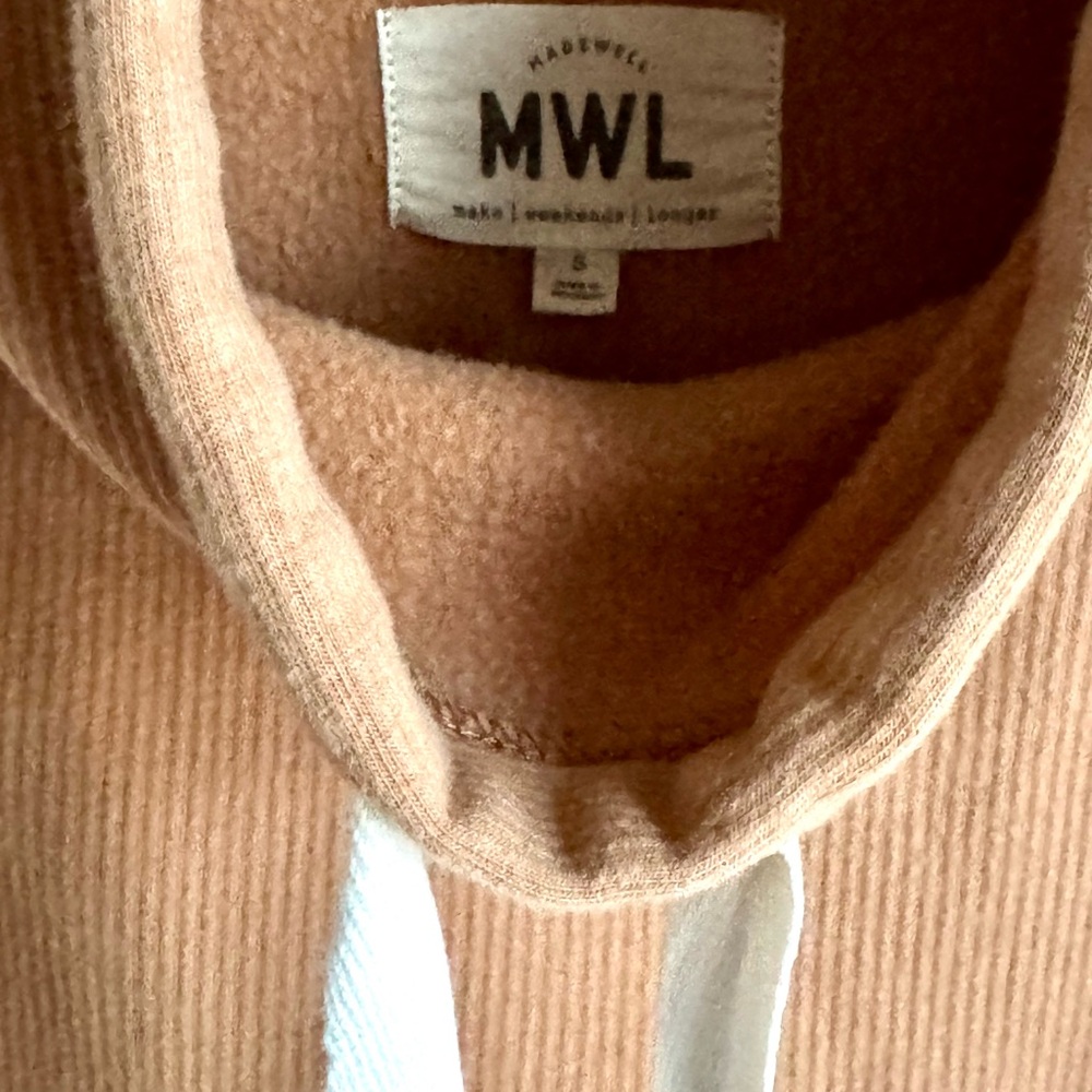 Madewell MWL Ribbed Funnelneck Sweatshirt - Picture 4 of 5